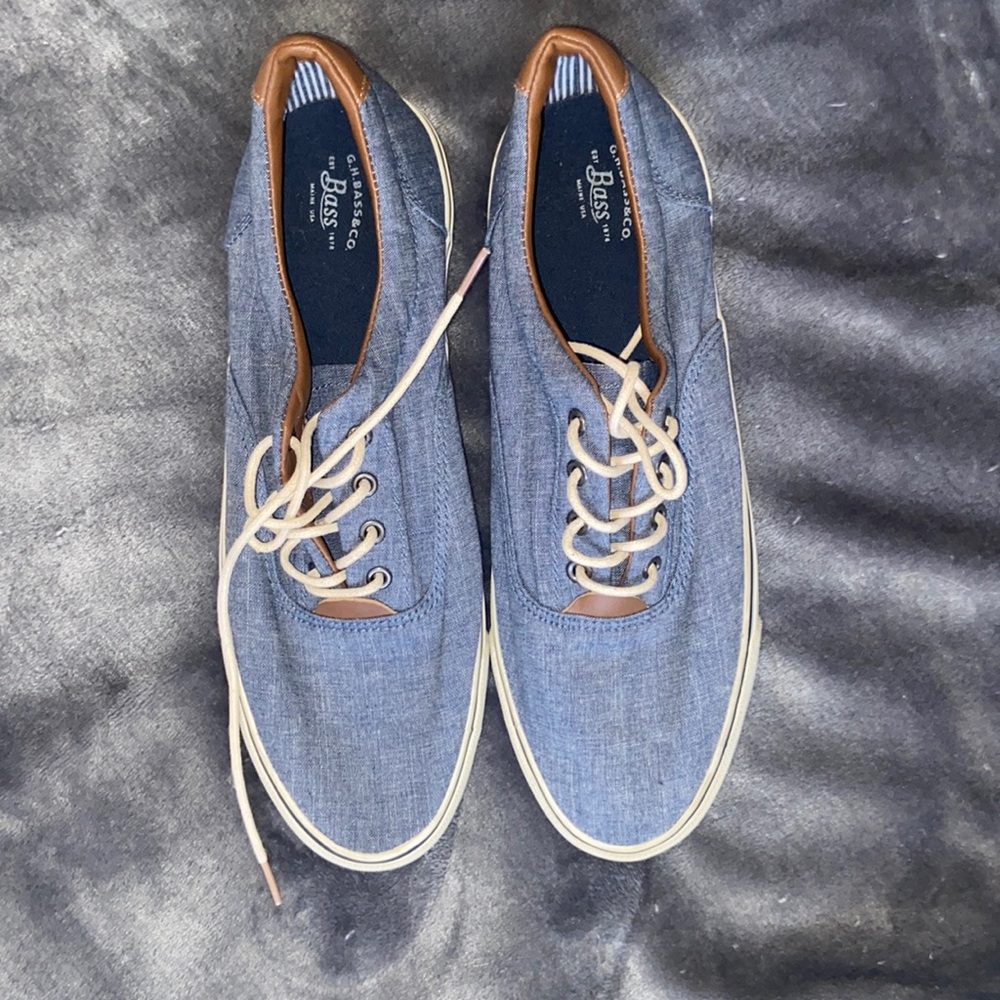 Bass chambray shoes womans size 10